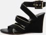 Louis Vuitton Vintage Pre-owned Leather sandals Black Dames - Thumbnail 2