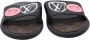 Louis Vuitton Vintage Pre-owned Leather sandals Black Dames - Thumbnail 3