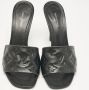 Louis Vuitton Vintage Pre-owned Leather sandals Black Dames - Thumbnail 3