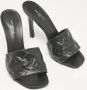 Louis Vuitton Vintage Pre-owned Leather sandals Black Dames - Thumbnail 4