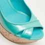Louis Vuitton Vintage Pre-owned Leather sandals Blue Dames - Thumbnail 8
