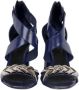 Louis Vuitton Vintage Pre-owned Leather sandals Blue Dames - Thumbnail 2