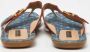 Louis Vuitton Vintage Pre-owned Leather sandals Blue Dames - Thumbnail 5