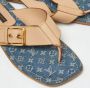Louis Vuitton Vintage Pre-owned Leather sandals Blue Dames - Thumbnail 8