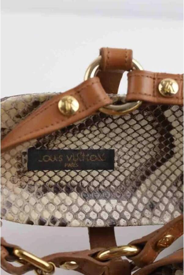 Louis Vuitton Vintage Pre-owned Leather sandals Brown Dames