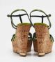 Louis Vuitton Vintage Pre-owned Leather sandals Green Dames - Thumbnail 5