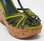 Louis Vuitton Vintage Pre-owned Leather sandals Green Dames - Thumbnail 7