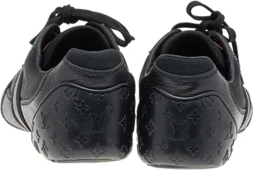 Louis Vuitton Vintage Pre-owned Leather sneakers Black Dames