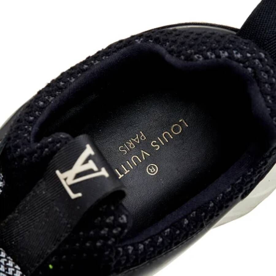 Louis Vuitton Vintage Pre-owned Leather sneakers Black Dames