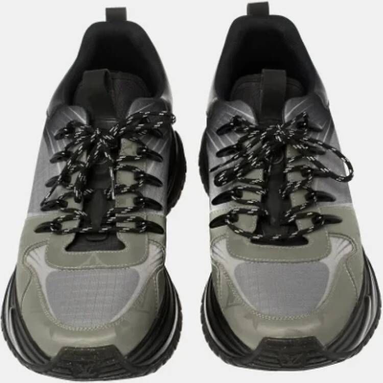 Louis Vuitton Vintage Pre-owned Leather sneakers Black Dames
