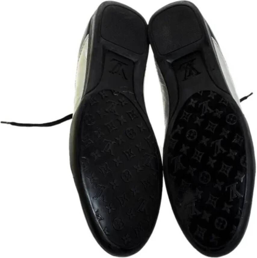 Louis Vuitton Vintage Pre-owned Leather sneakers Black Dames