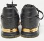 Louis Vuitton Vintage Pre-owned Leather sneakers Black Dames - Thumbnail 5