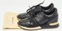 Louis Vuitton Vintage Pre-owned Leather sneakers Black Dames - Thumbnail 9