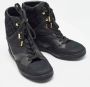 Louis Vuitton Vintage Pre-owned Leather sneakers Black Dames - Thumbnail 4
