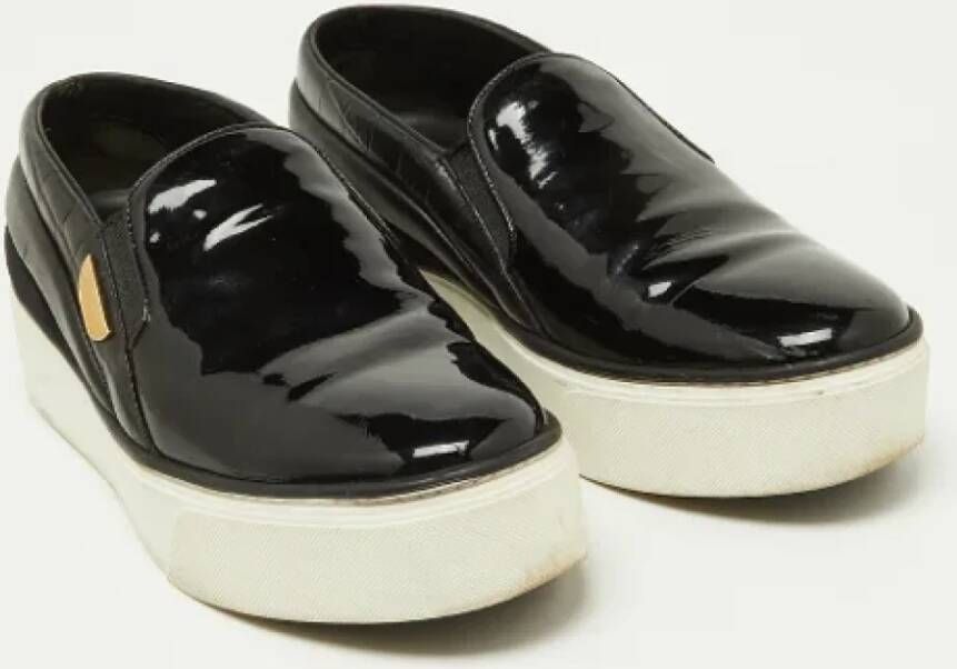 Louis Vuitton Vintage Pre-owned Leather sneakers Black Dames