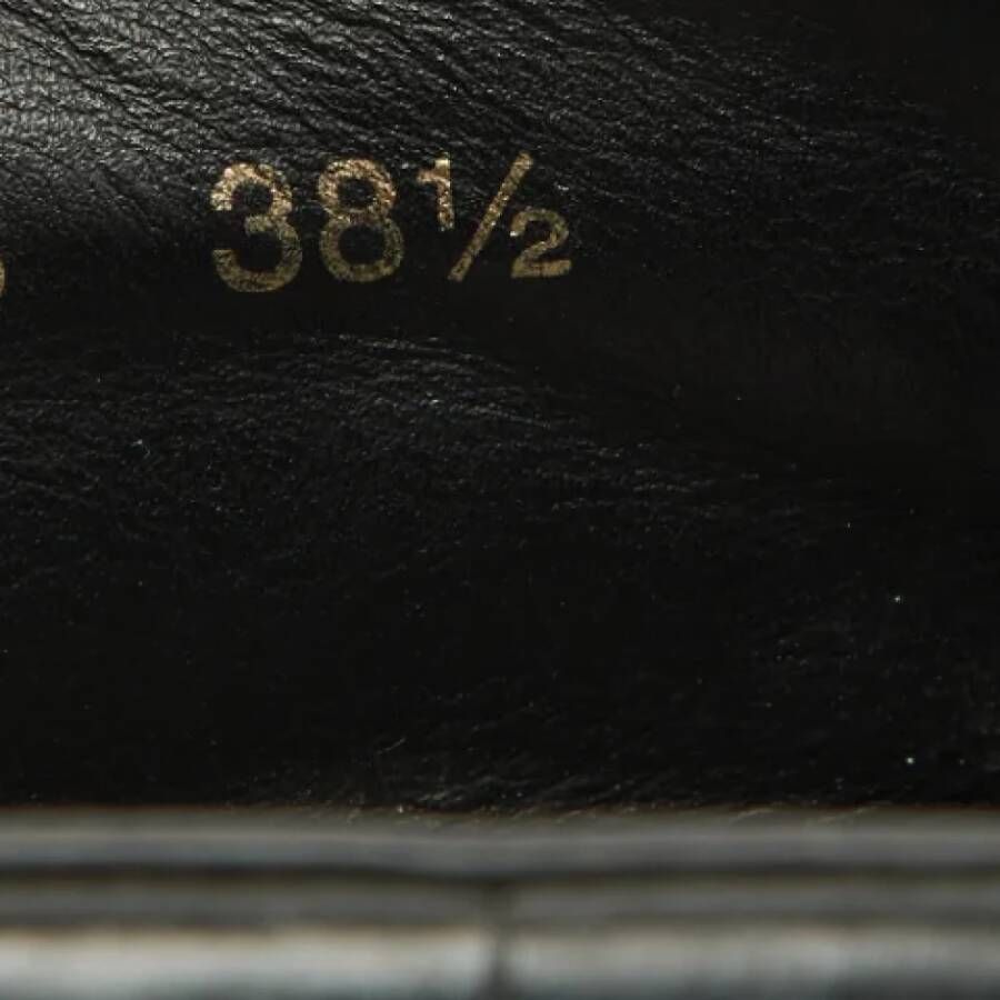 Louis Vuitton Vintage Pre-owned Leather sneakers Black Dames