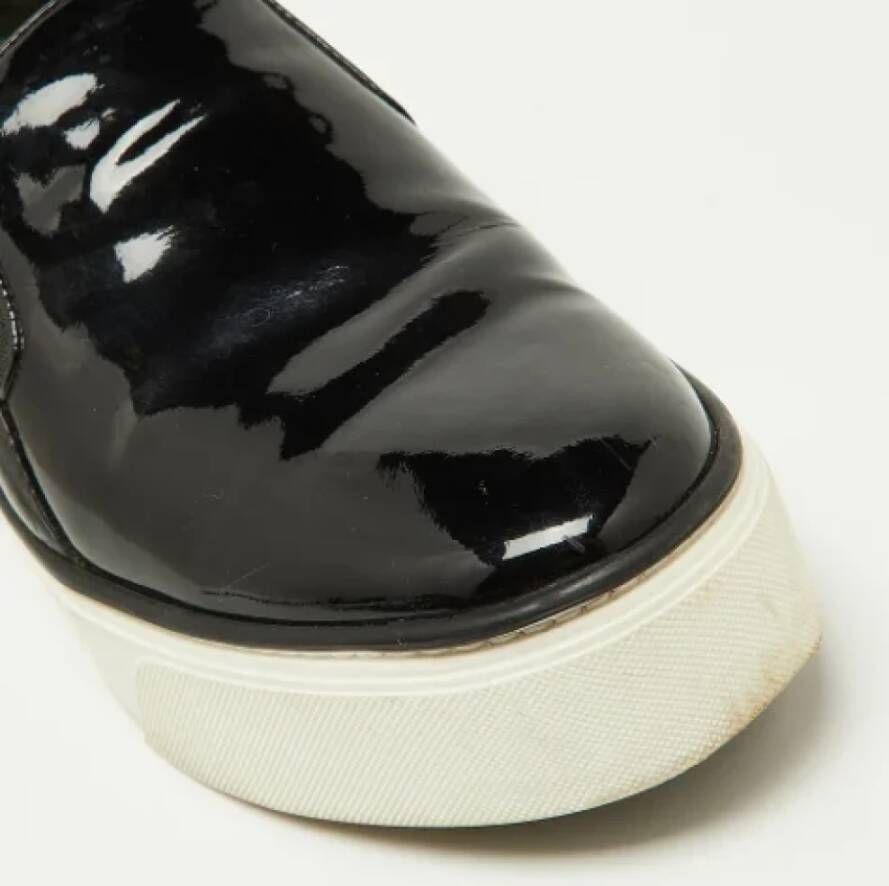 Louis Vuitton Vintage Pre-owned Leather sneakers Black Dames