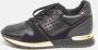 Louis Vuitton Vintage Pre-owned Leather sneakers Black Dames - Thumbnail 2