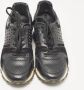 Louis Vuitton Vintage Pre-owned Leather sneakers Black Dames - Thumbnail 3