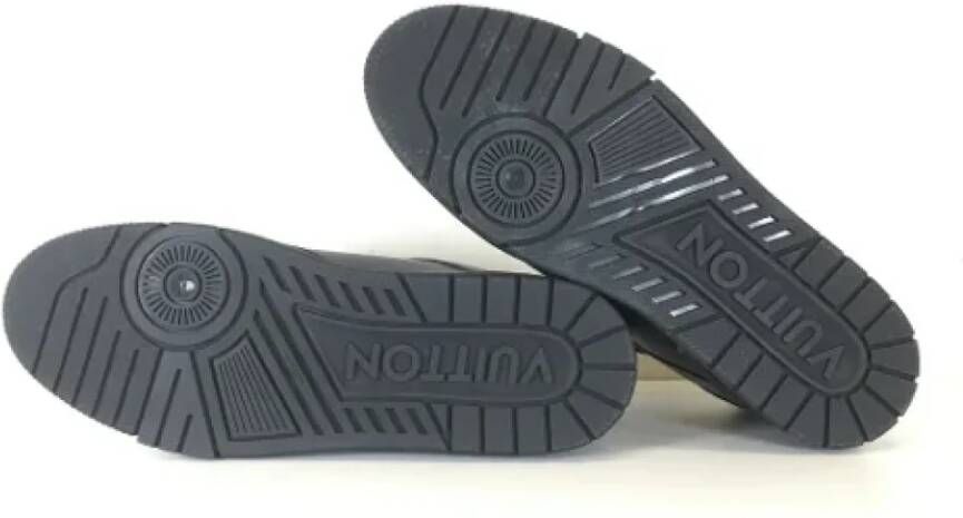 Louis Vuitton Vintage Pre-owned Leather sneakers Black Dames