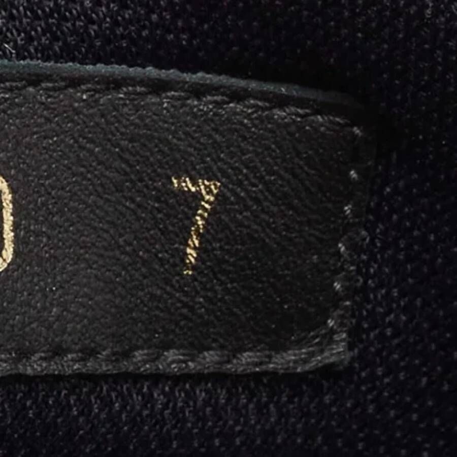 Louis Vuitton Vintage Pre-owned Leather sneakers Black Dames