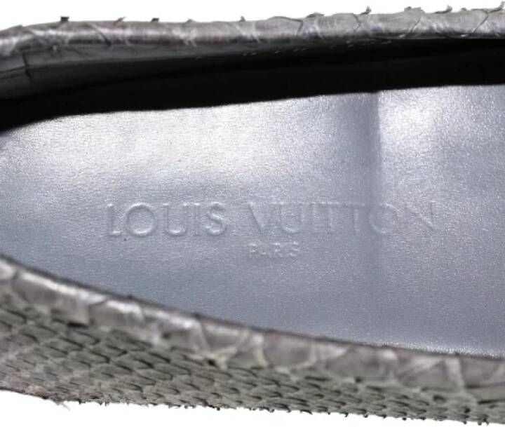 Louis Vuitton Vintage Pre-owned Leather sneakers Black Dames