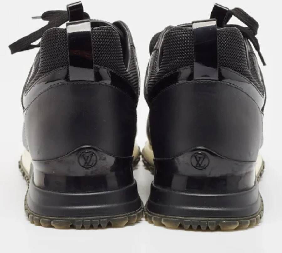 Louis Vuitton Vintage Pre-owned Leather sneakers Black Dames