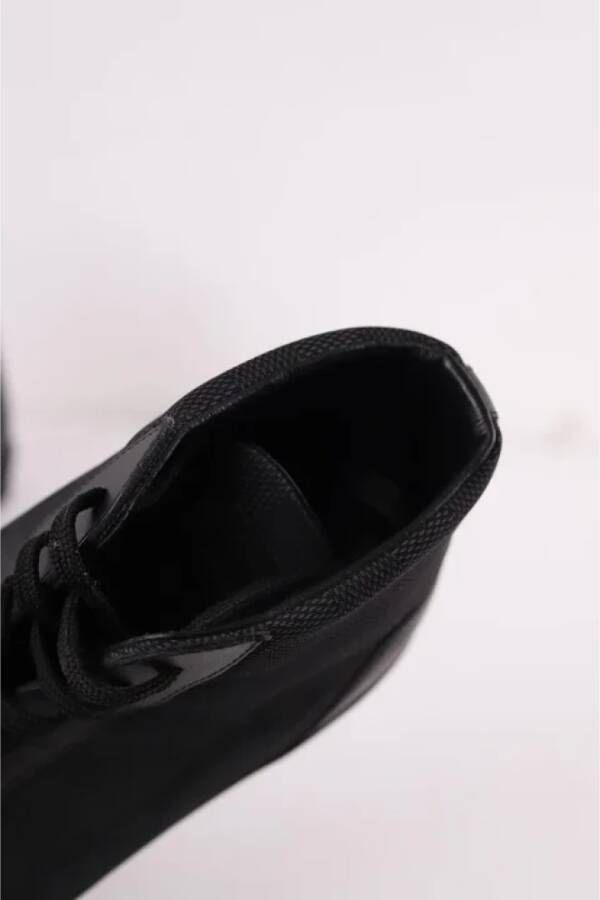 Louis Vuitton Vintage Pre-owned Leather sneakers Black Dames