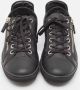 Louis Vuitton Vintage Pre-owned Leather sneakers Black Heren - Thumbnail 3