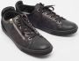 Louis Vuitton Vintage Pre-owned Leather sneakers Black Heren - Thumbnail 4