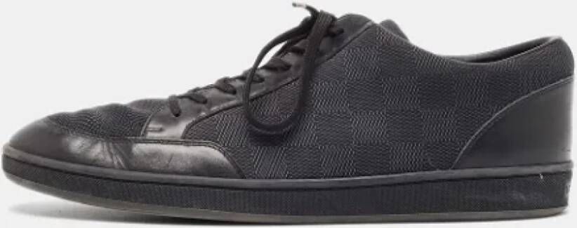 Louis Vuitton Vintage Pre-owned Leather sneakers Black Heren