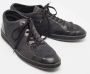 Louis Vuitton Vintage Pre-owned Leather sneakers Black Heren - Thumbnail 4