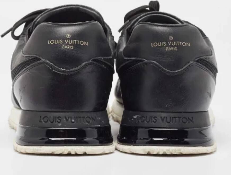 Louis Vuitton Vintage Pre-owned Leather sneakers Black Heren
