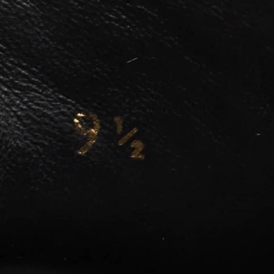 Louis Vuitton Vintage Pre-owned Leather sneakers Black Heren