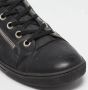 Louis Vuitton Vintage Pre-owned Leather sneakers Black Heren - Thumbnail 8
