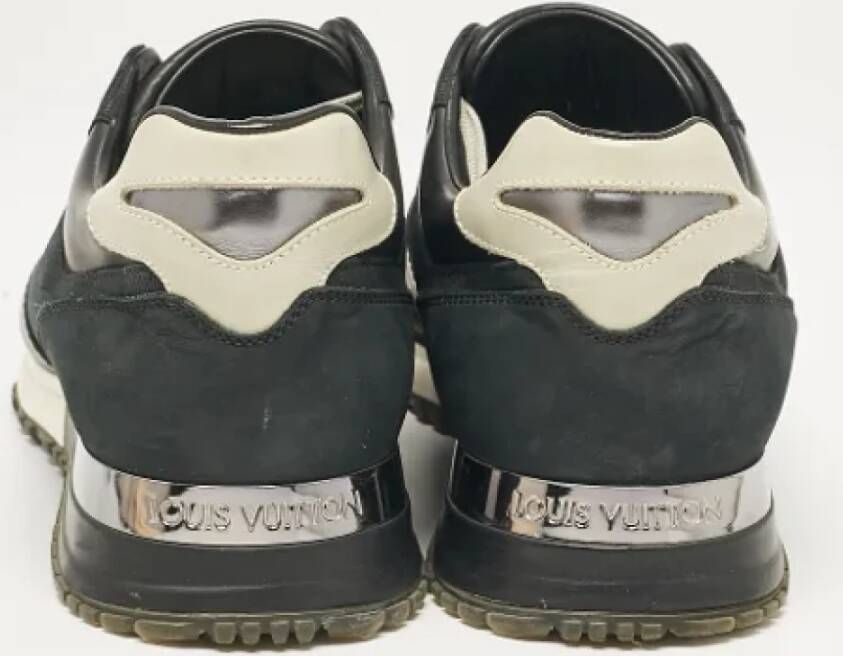 Louis Vuitton Vintage Pre-owned Leather sneakers Black Heren