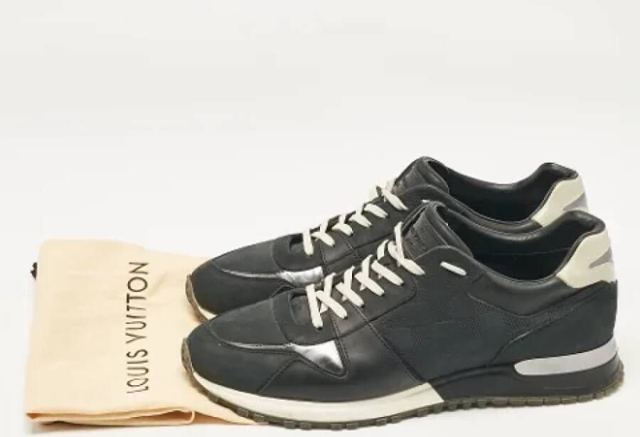 Louis Vuitton Vintage Pre-owned Leather sneakers Black Heren