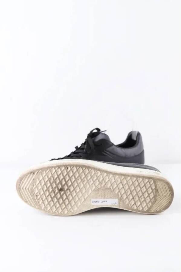 Louis Vuitton Vintage Pre-owned Leather sneakers Black Heren