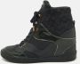 Louis Vuitton Vintage Pre-owned Leather sneakers Blue Dames - Thumbnail 2