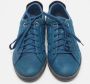 Louis Vuitton Vintage Pre-owned Leather sneakers Blue Dames - Thumbnail 3