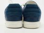 Louis Vuitton Vintage Pre-owned Leather sneakers Blue Dames - Thumbnail 5
