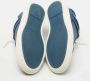 Louis Vuitton Vintage Pre-owned Leather sneakers Blue Dames - Thumbnail 6