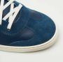 Louis Vuitton Vintage Pre-owned Leather sneakers Blue Dames - Thumbnail 7