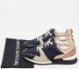 Louis Vuitton Vintage Pre-owned Leather sneakers Blue Dames - Thumbnail 9