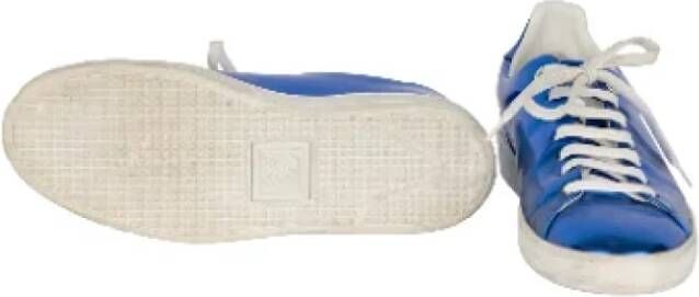 Louis Vuitton Vintage Pre-owned Leather sneakers Blue Dames