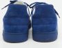Louis Vuitton Vintage Pre-owned Leather sneakers Blue Heren - Thumbnail 5