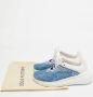 Louis Vuitton Vintage Pre-owned Leather sneakers Blue Heren - Thumbnail 8