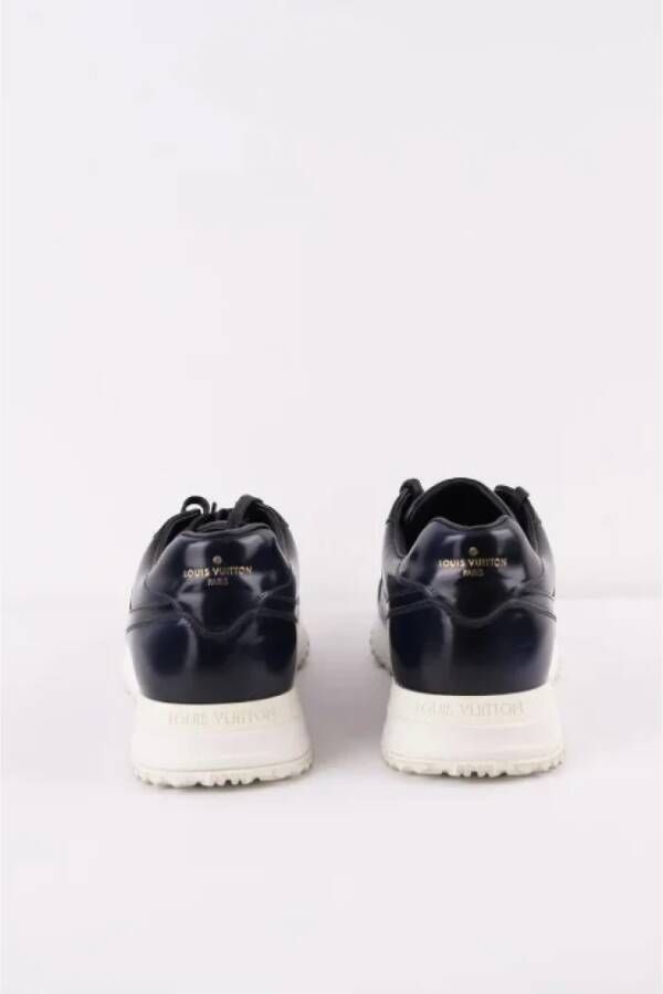 Louis Vuitton Vintage Pre-owned Leather sneakers Blue Heren