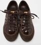 Louis Vuitton Vintage Pre-owned Leather sneakers Brown Dames - Thumbnail 3