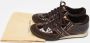 Louis Vuitton Vintage Pre-owned Leather sneakers Brown Dames - Thumbnail 9
